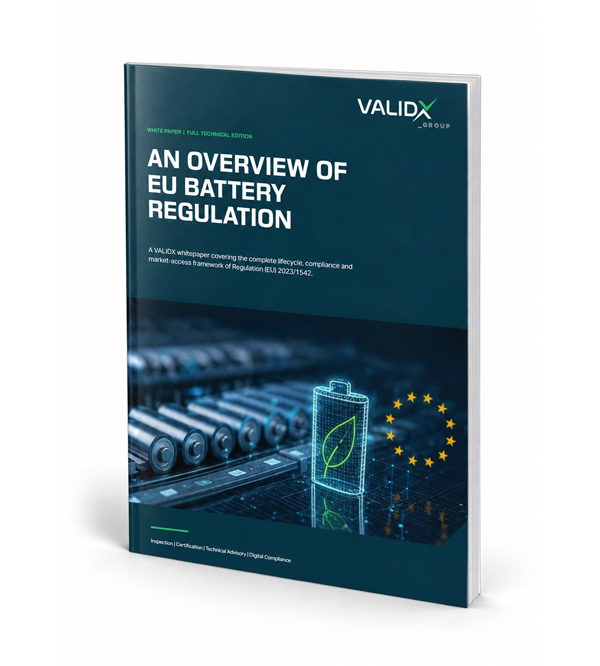 Download VALIDX Battery Regulation White Paper